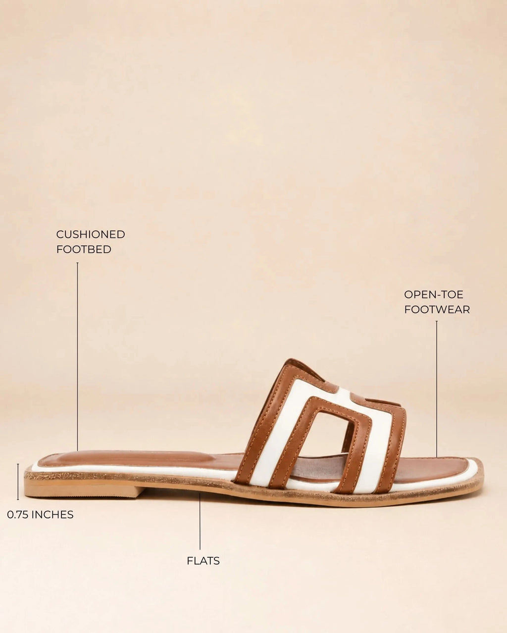 Mary Lina Tan Flats - Lino Perros