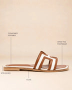 Mary Lina Tan Flats - Lino Perros
