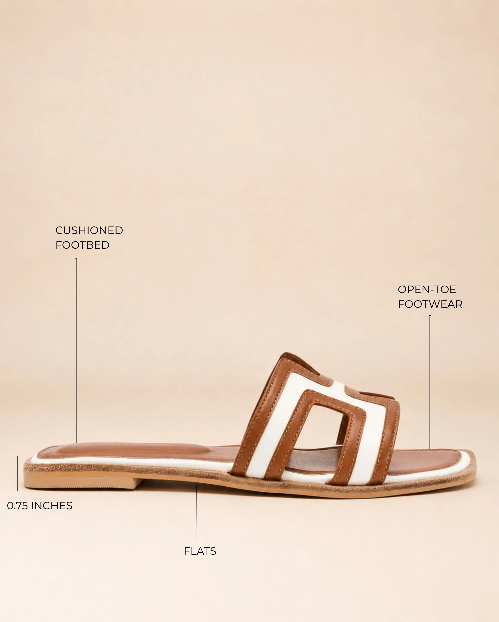 Mary Lina Tan Flats - Lino Perros
