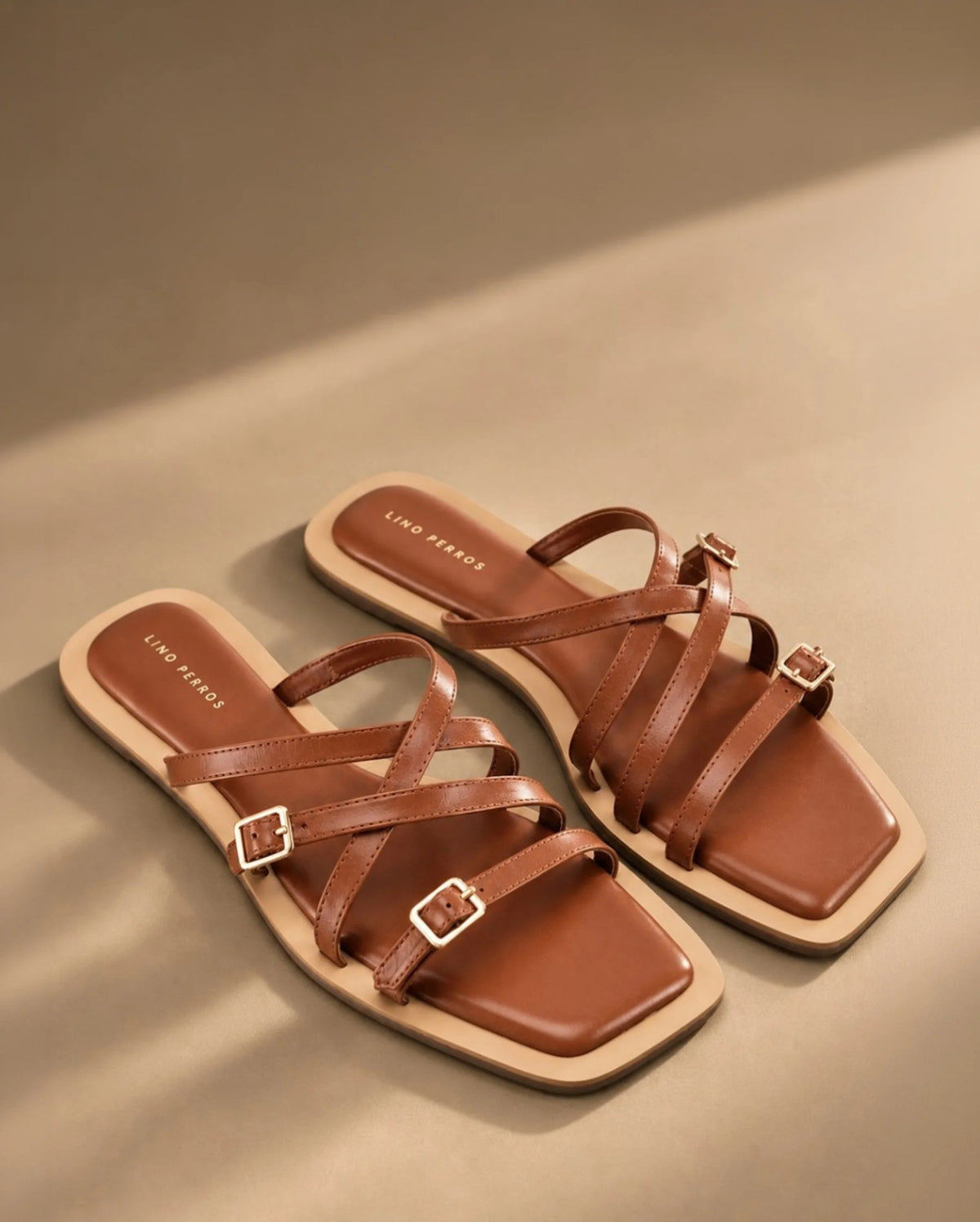 Mary Lise Tan Flats - Lino Perros