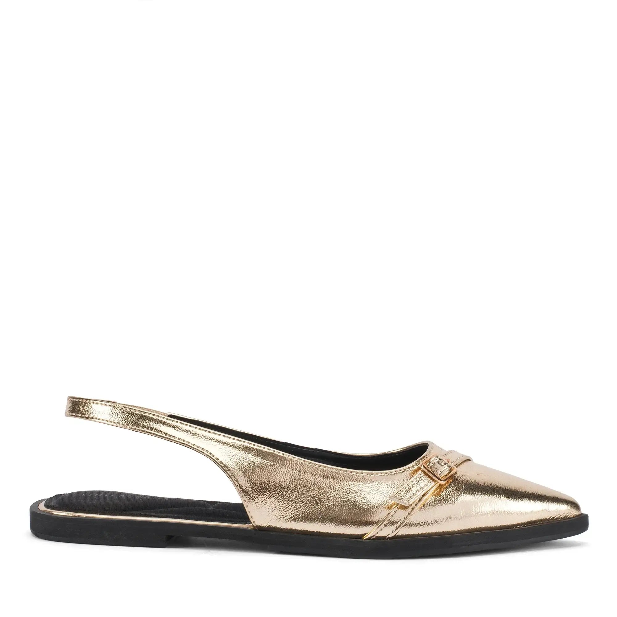 Hepburn Solene Gold Heels - Lino Perros
