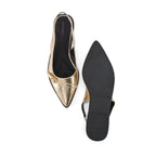 Hepburn Solene Gold Heels - Lino Perros