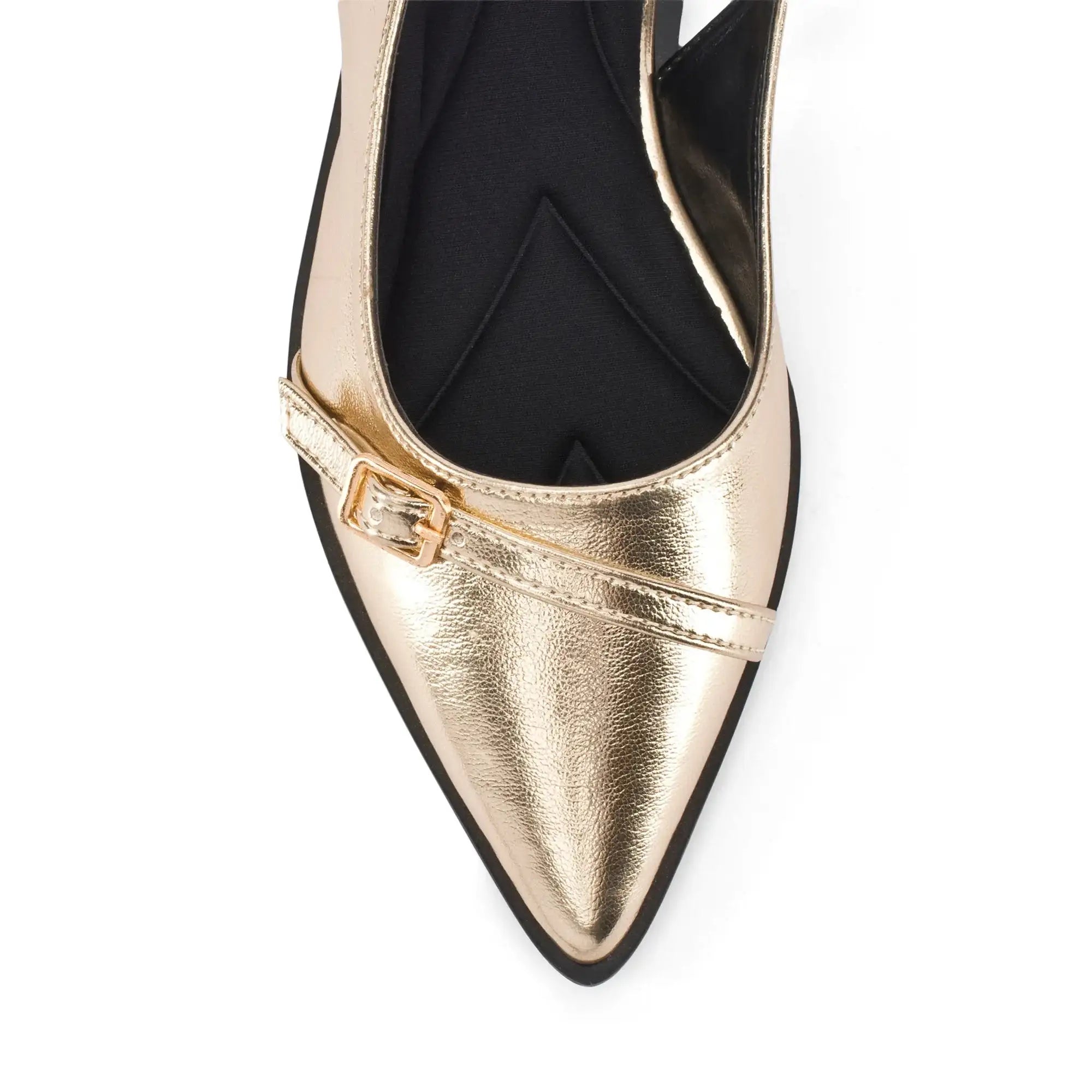 Hepburn Solene Gold Heels - Lino Perros