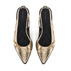 Hepburn Solene Gold Heels - Lino Perros