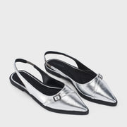 Hepburn Solene Silver Heels