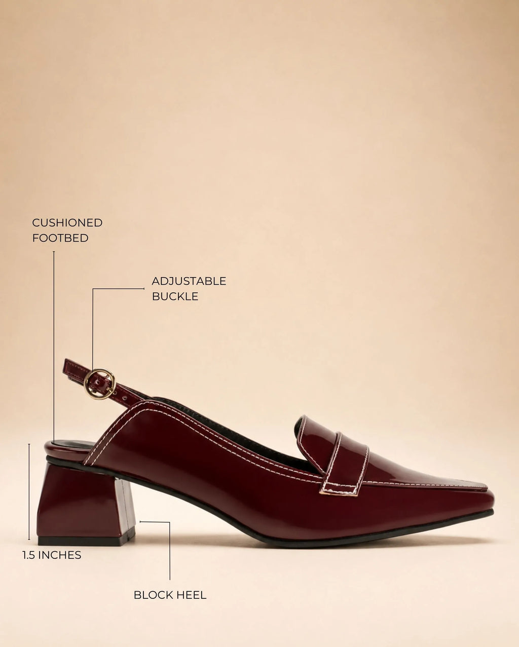 Hepburn Vianne Cherry Heels - Lino Perros