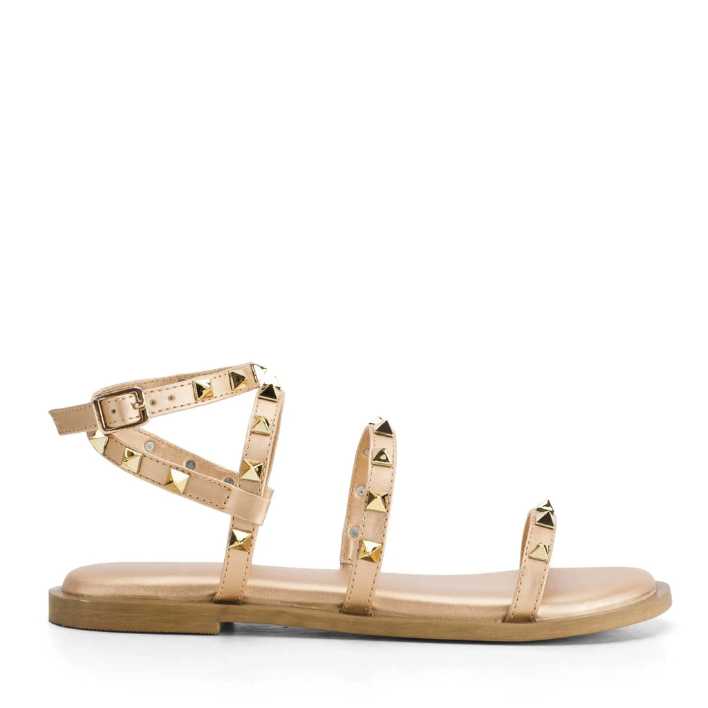 Gaga Yvette Gold Flats - Lino Perros