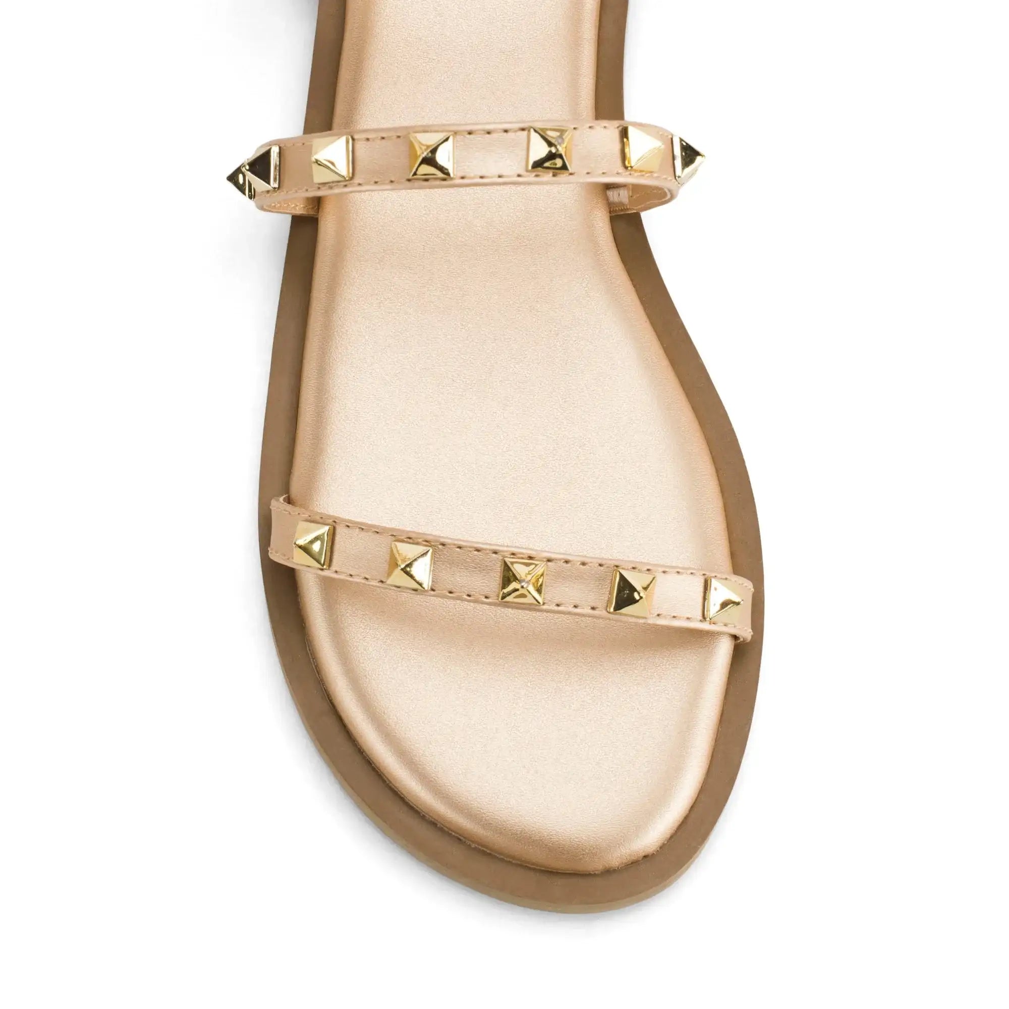 Gaga Yvette Gold Flats - Lino Perros