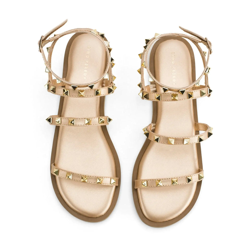 Gaga Yvette Gold Flats - Lino Perros