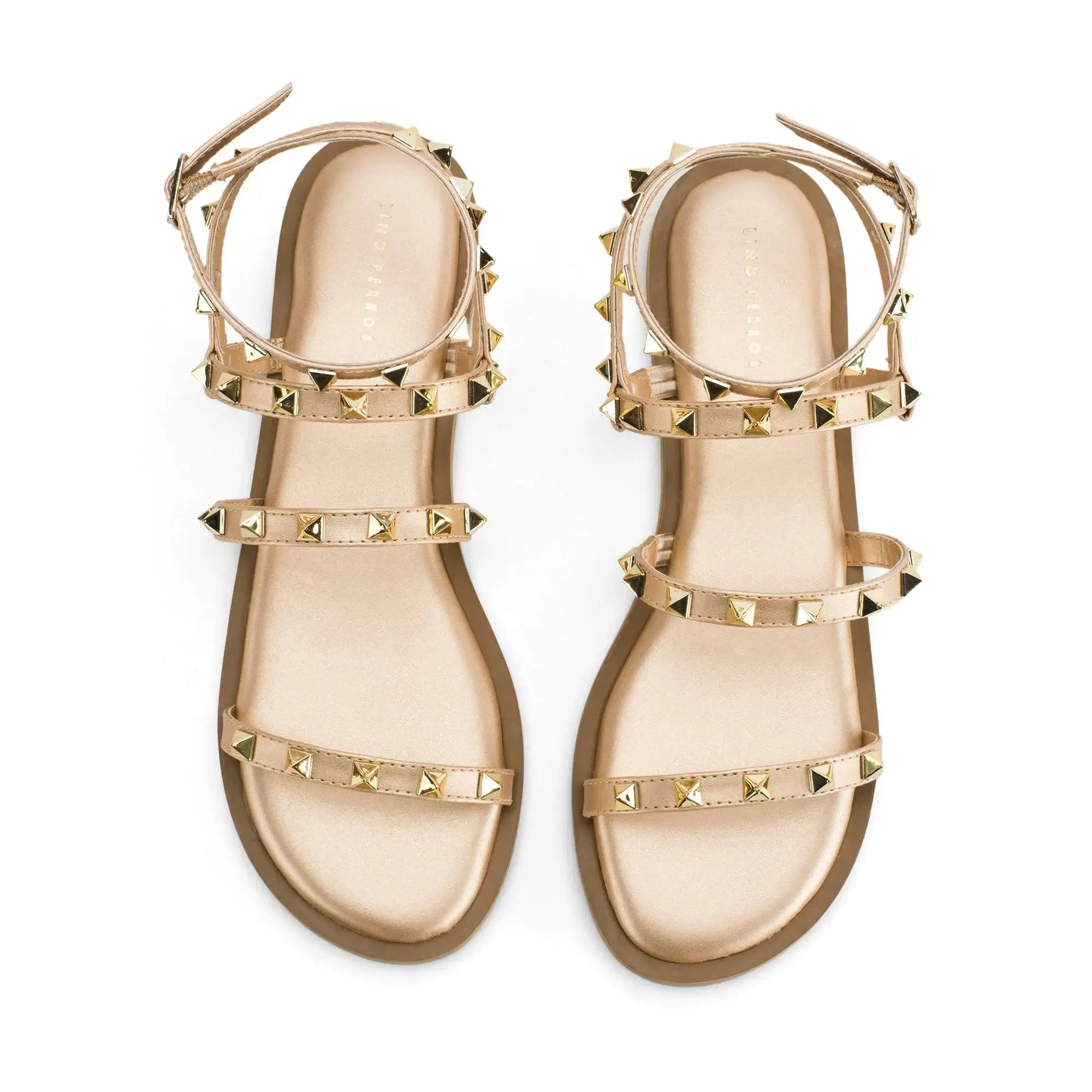 Gaga Yvette Gold Flats - Lino Perros
