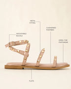 Gaga Yvette Nude Flats - Lino Perros