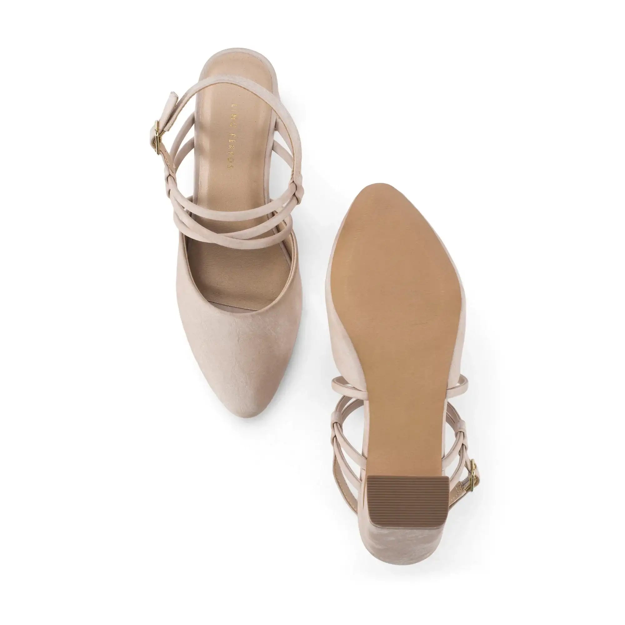 Hepburn Zoe Beige Heels - Lino Perros