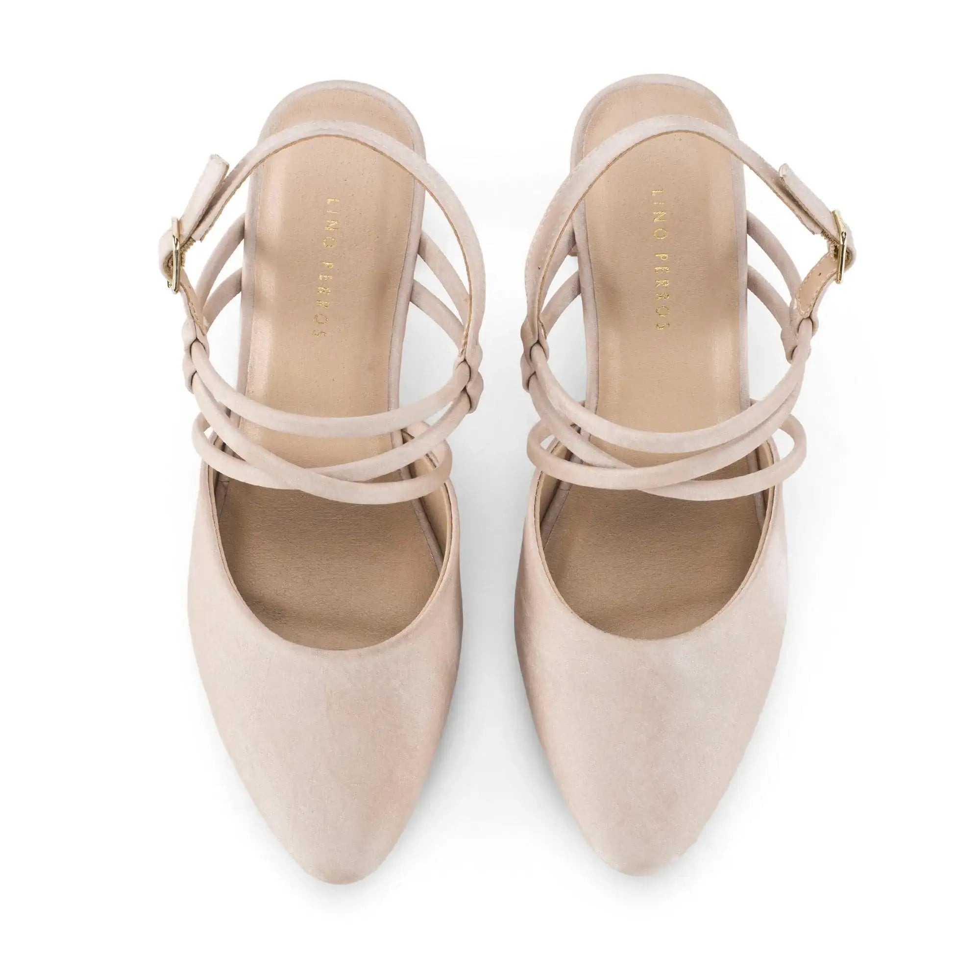 Hepburn Zoe Beige Heels - Lino Perros