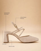 Hepburn Zoe Beige Heels - Lino Perros