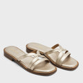 May Astrid Gold Flats - Lino Perros