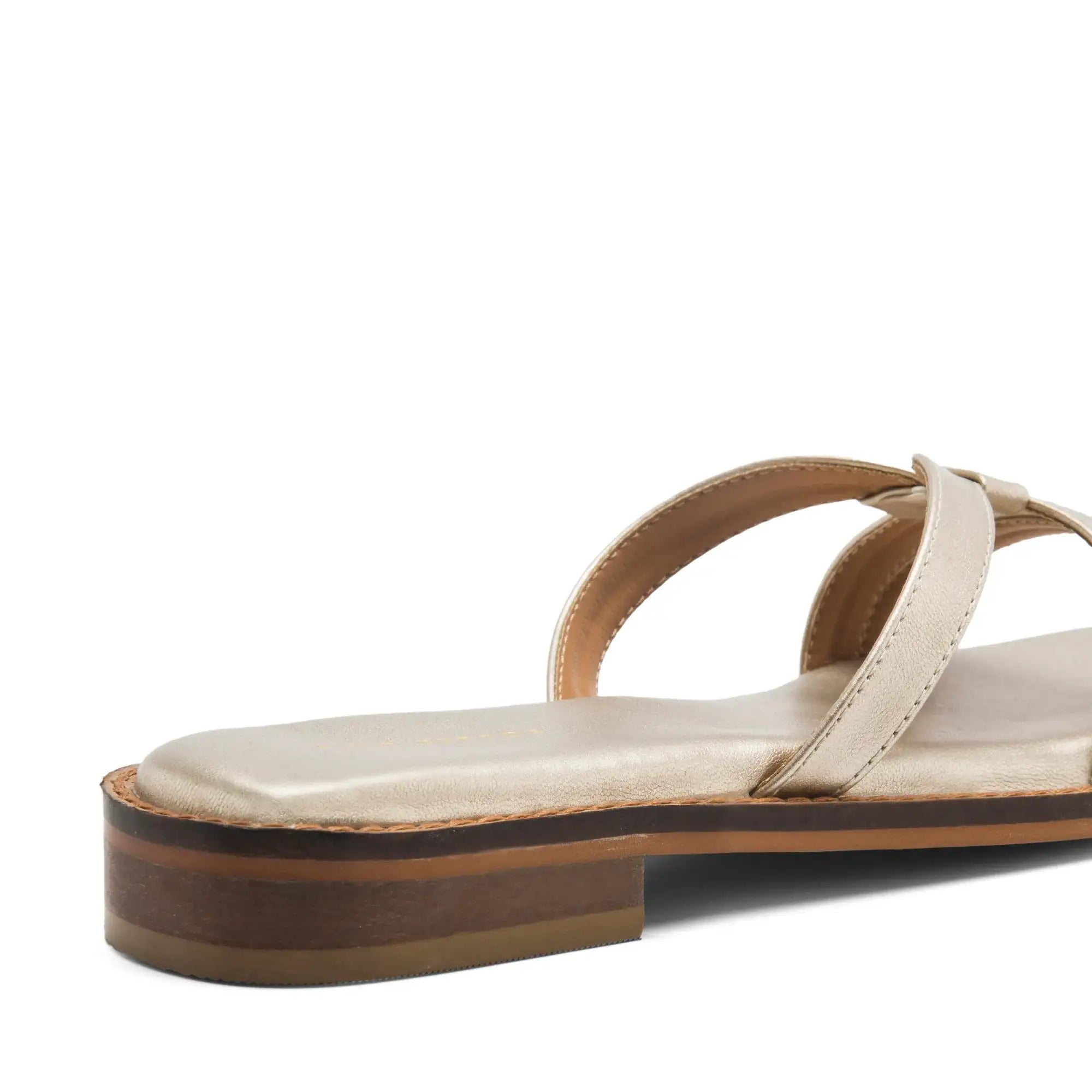 May Astrid Gold Flats - Lino Perros