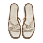 May Astrid Gold Flats - Lino Perros