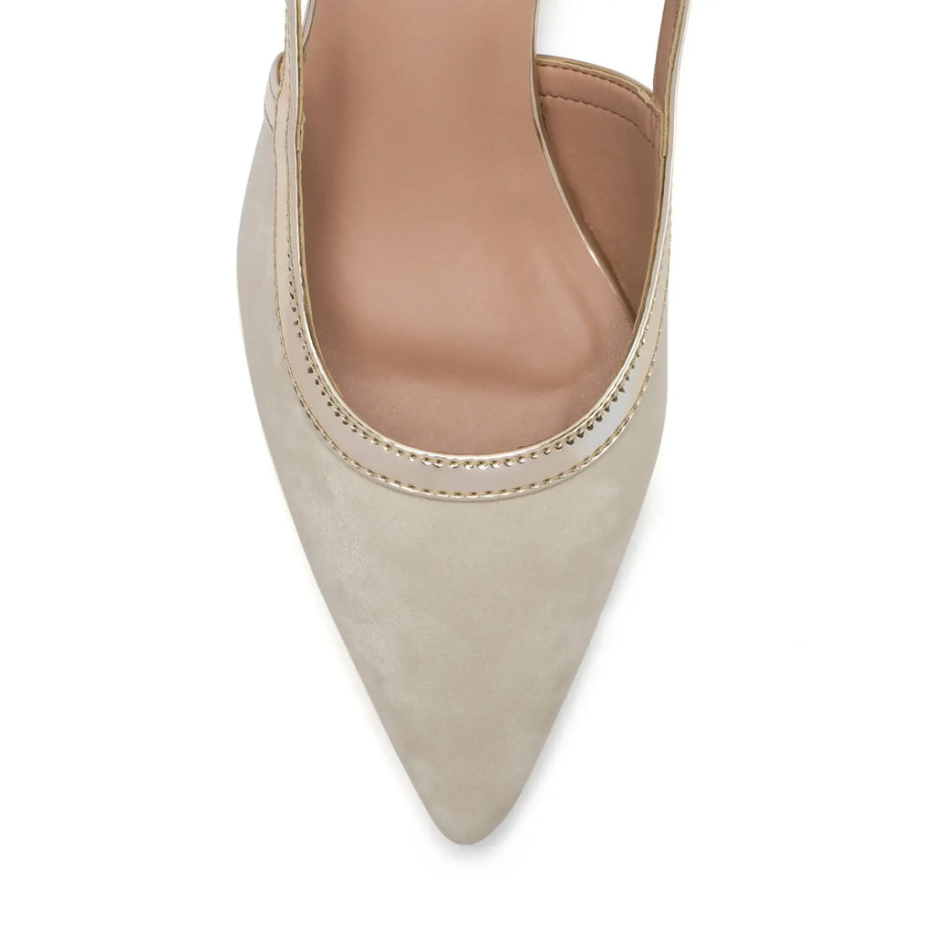 Hepburn Helga Beige Heels - Lino Perros