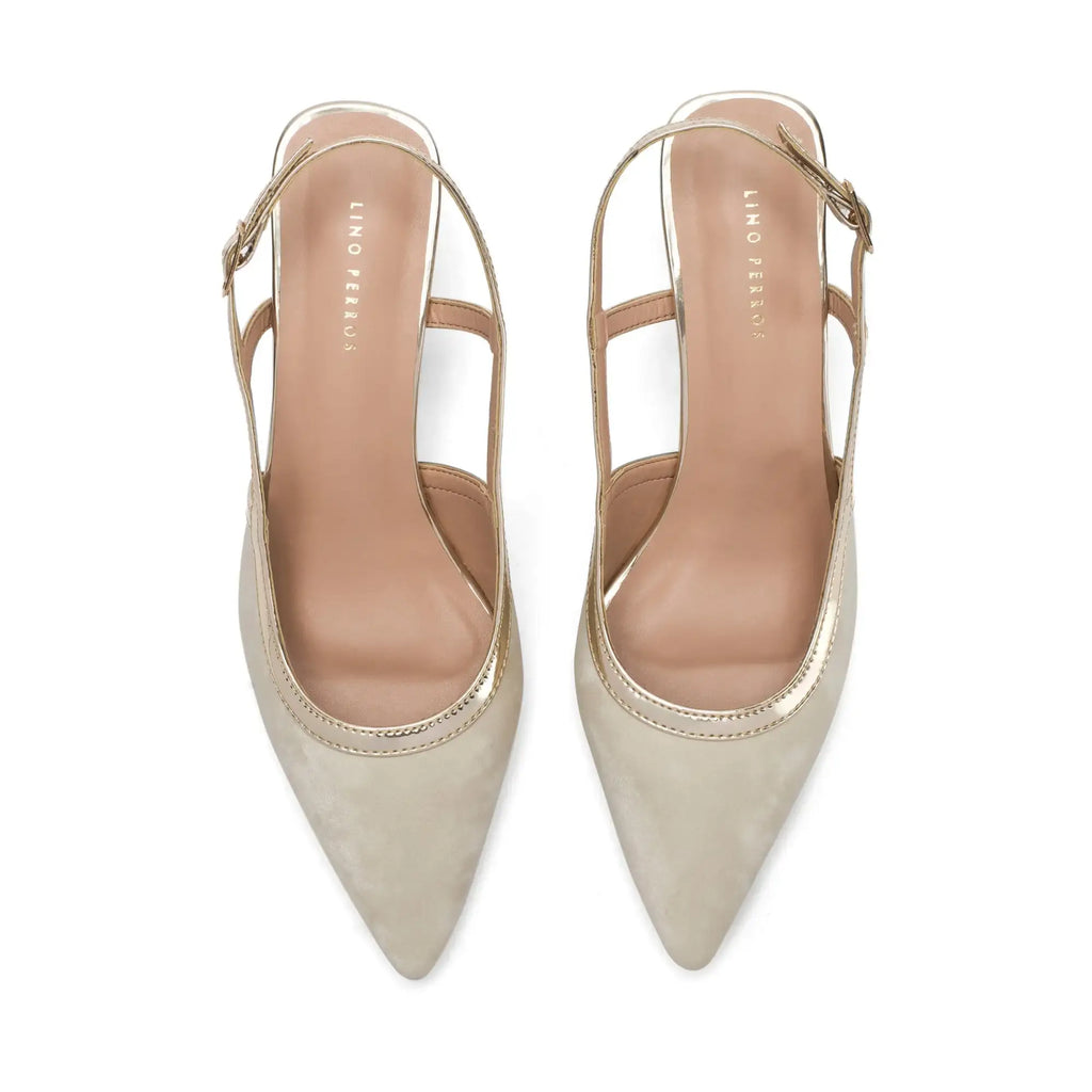 Hepburn Helga Beige Heels - Lino Perros