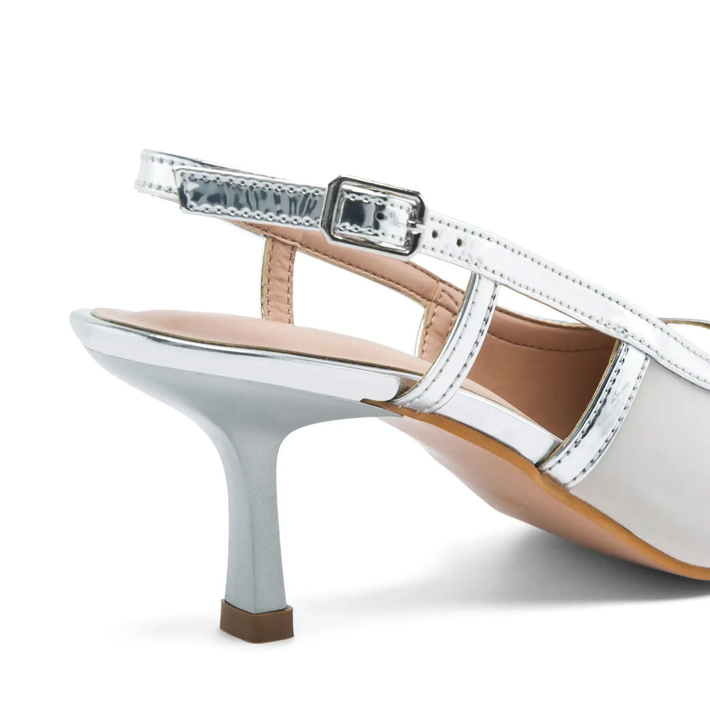 Hepburn Helga Off-White Heels - Lino Perros