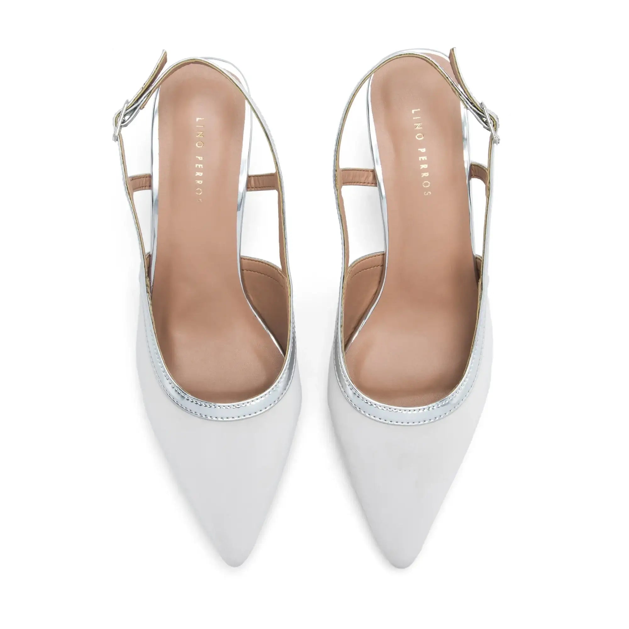 Hepburn Helga Off-White Heels - Lino Perros