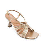 Victoria Inga Gold Heels - Lino Perros