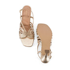 Victoria Inga Gold Heels - Lino Perros