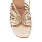 Victoria Inga Gold Heels - Lino Perros