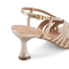 Victoria Inga Gold Heels - Lino Perros