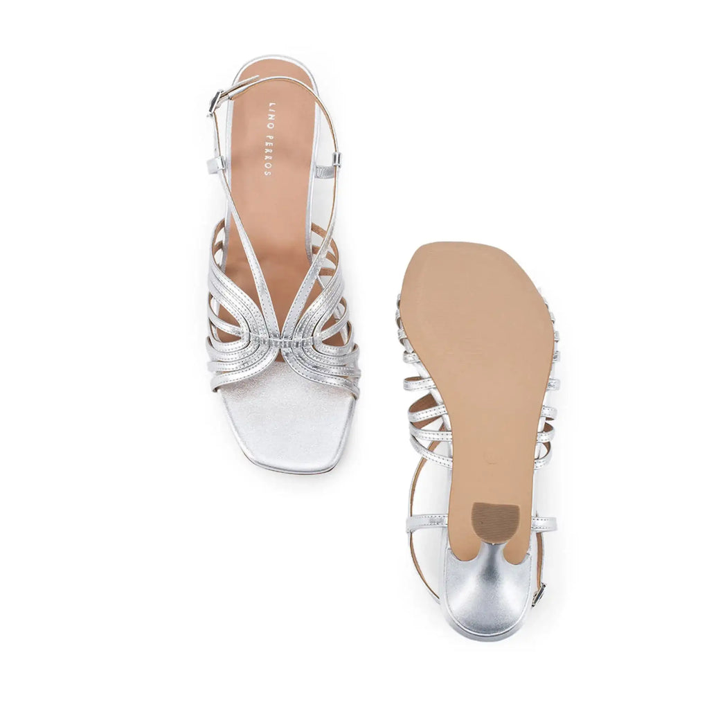 Victoria Inga Silver Heels - Lino Perros