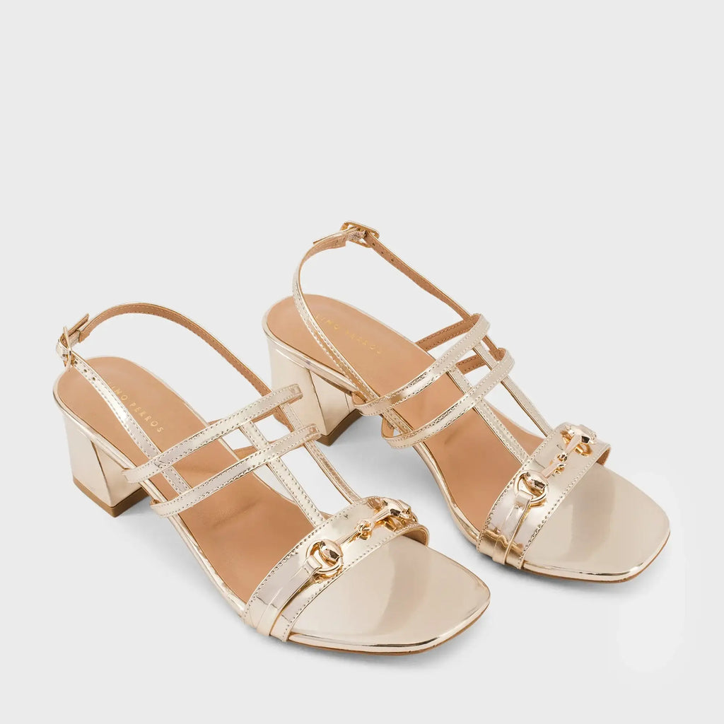 Gabbana Kari Gold Heels - Lino Perros