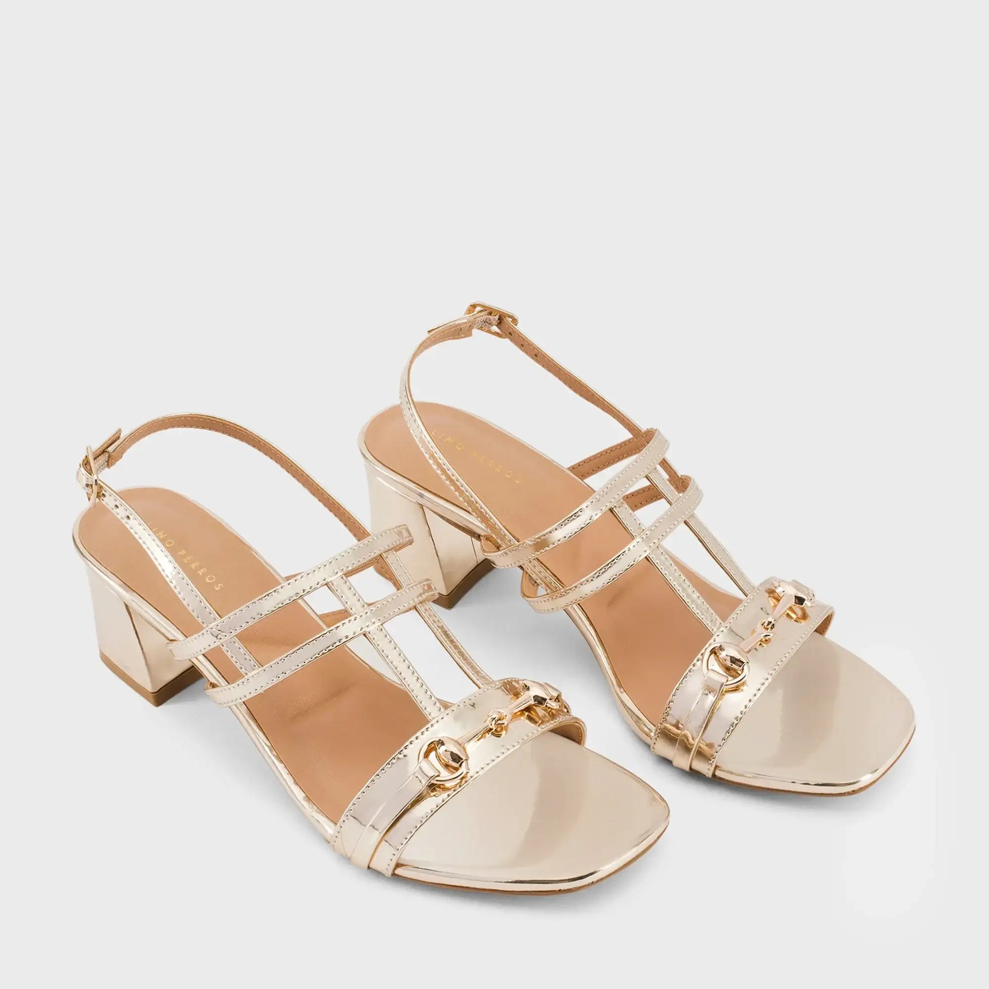 Gabbana Kari Gold Heels - Lino Perros