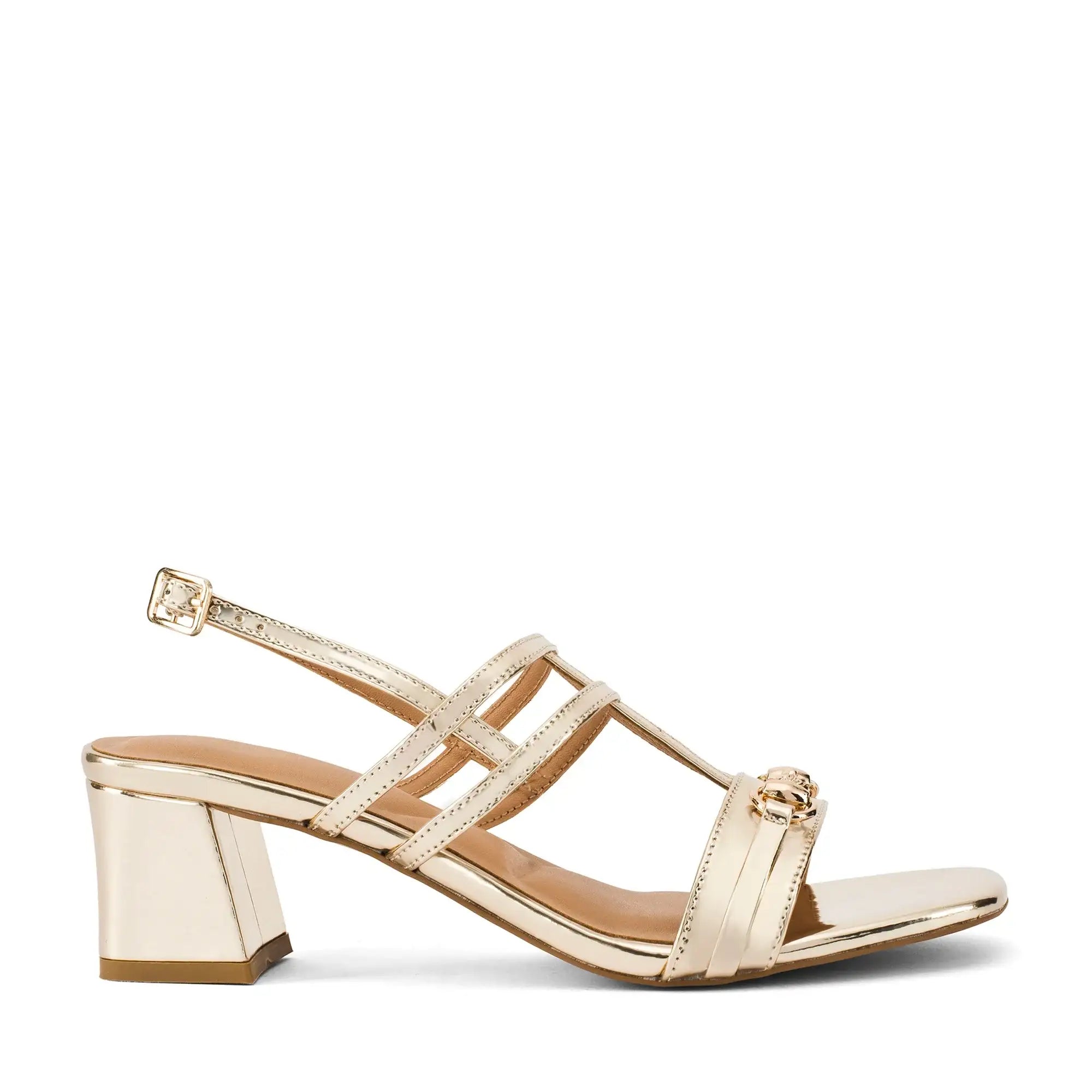 Gabbana Kari Gold Heels - Lino Perros