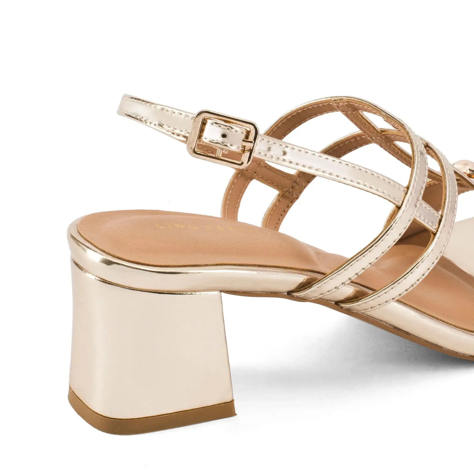 Gabbana Kari Gold Heels - Lino Perros