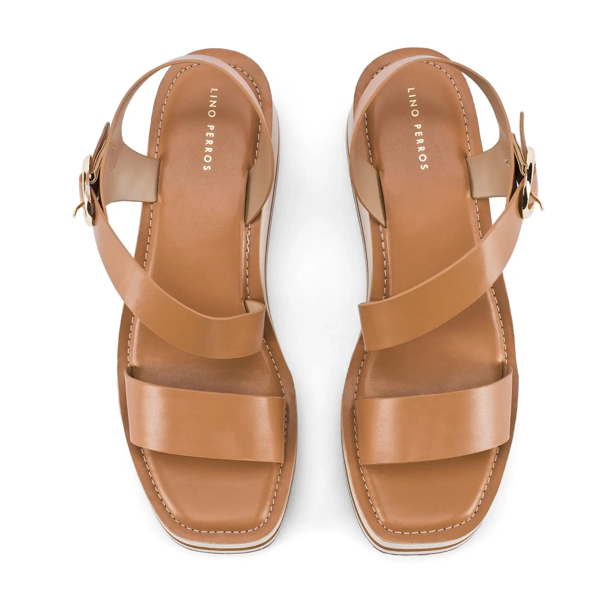 Lopez Liv Comfort Beige Heels - Lino Perros