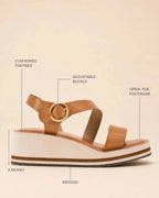 Lopez Liv Comfort Beige Heels - Lino Perros
