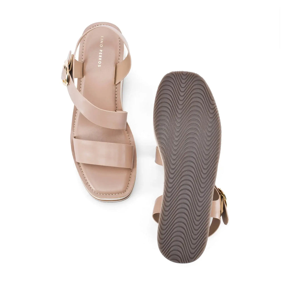 Lopez Liv Comfort Taupe Heels - Lino Perros