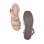 Lopez Liv Comfort Taupe Heels - Lino Perros
