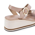 Lopez Liv Comfort Taupe Heels - Lino Perros