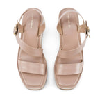 Lopez Liv Comfort Taupe Heels - Lino Perros
