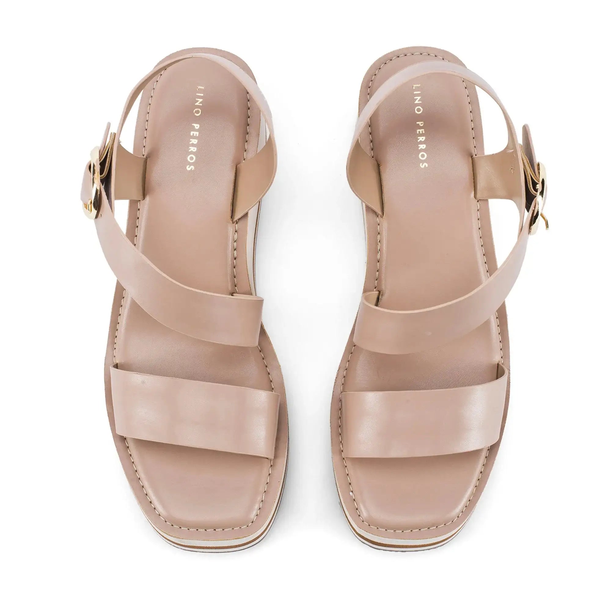 Lopez Liv Comfort Taupe Heels - Lino Perros