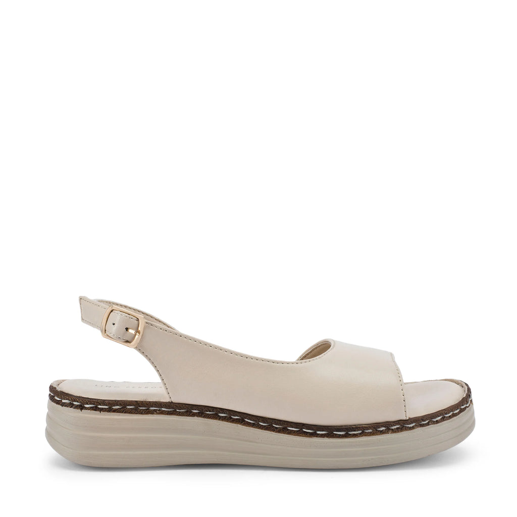 Lopez Saga Comfort Off-White Heels - Lino Perros
