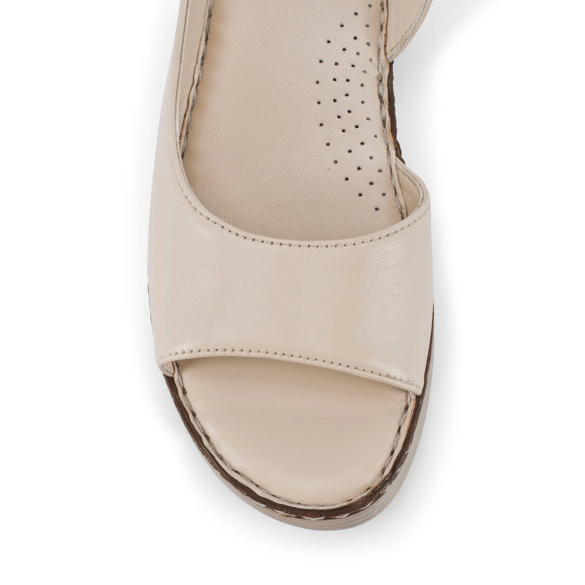 Lopez Saga Comfort Off-White Heels - Lino Perros