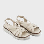 Lopez Marta Comfort Off-White Heels - Lino Perros