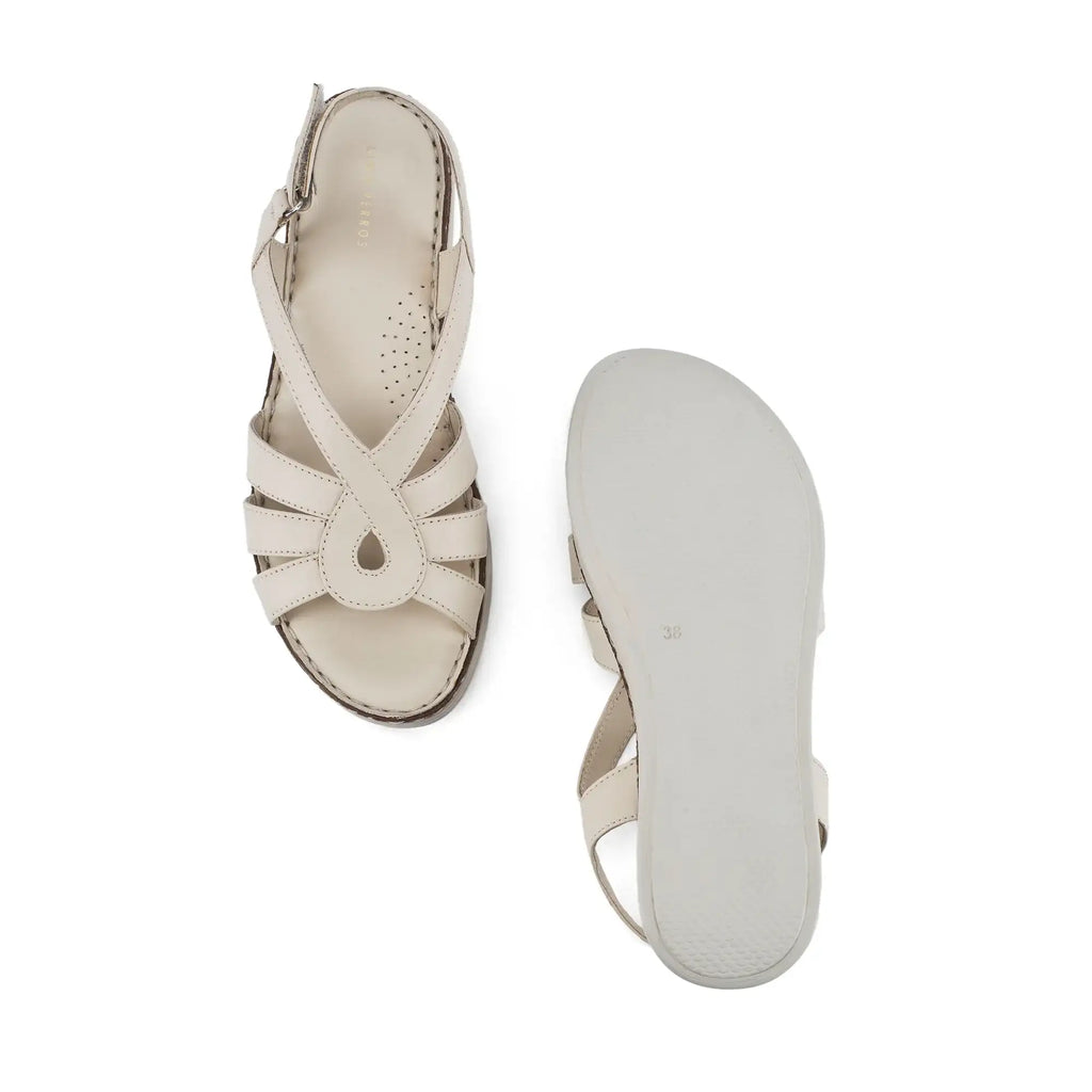 Lopez Marta Comfort Off-White Heels - Lino Perros