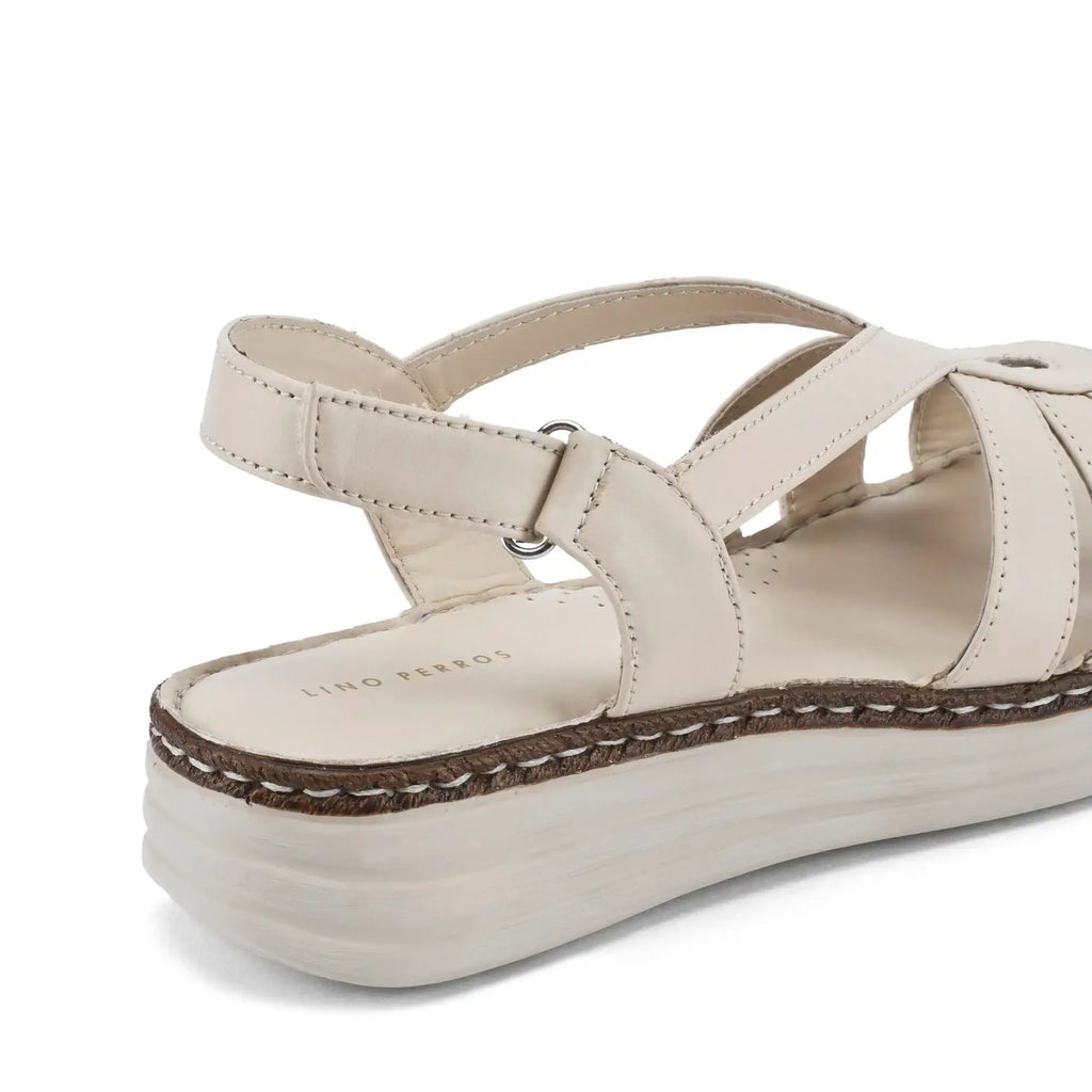 Lopez Marta Comfort Off-White Heels - Lino Perros