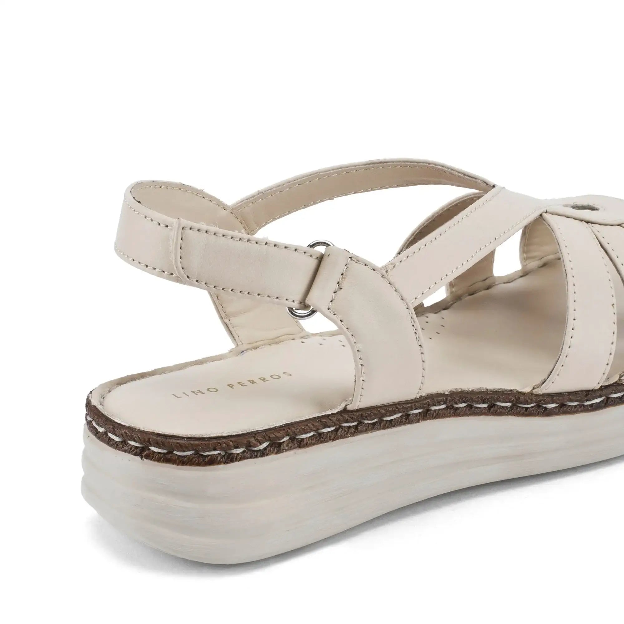 Lopez Marta Comfort Off-White Heels - Lino Perros
