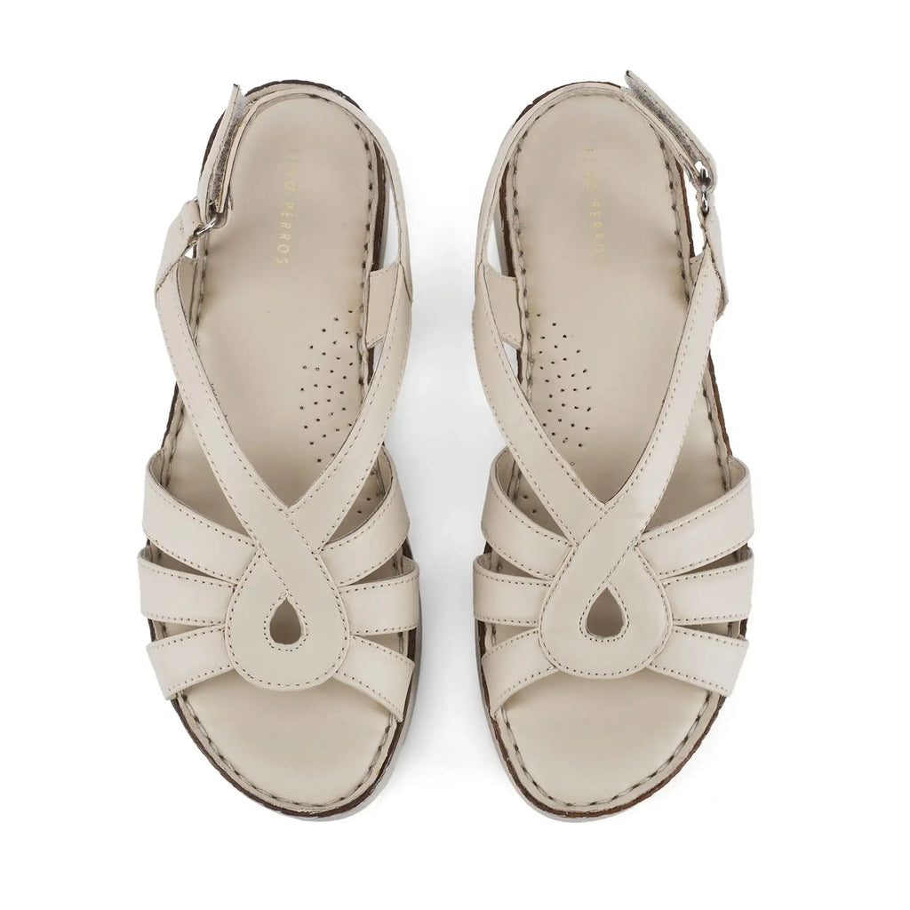 Lopez Marta Comfort Off-White Heels - Lino Perros