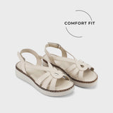 Lopez Marta Comfort Off-White Heels