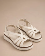 Lopez Marta Comfort Off-White Heels - Lino Perros